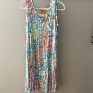 Ruby Rd. Multicolor Sleeveless Midi Dress